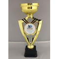 Gold Ribbon 15" Logo Trophy Cup